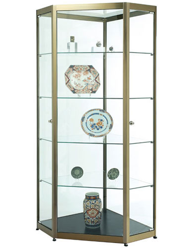 Vitrine hexagonale Promuseum