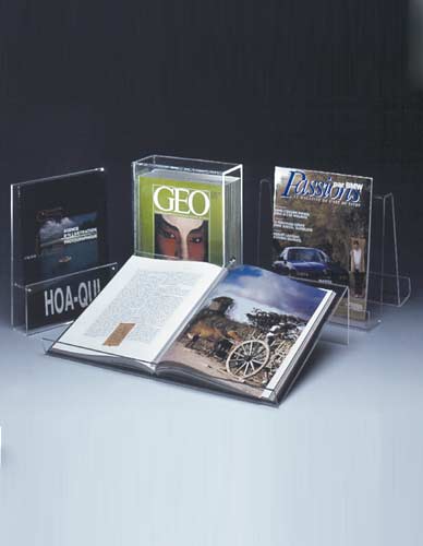Support livre et lutrin en plexi
