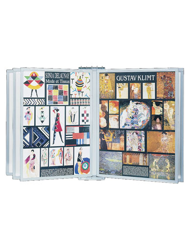 Porte-posters pivotant