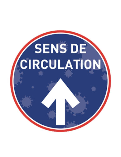 Signalétique au sol Special covid-19