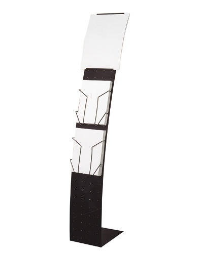 Présentoir Arco perforé largeur 24 cm et accessoires