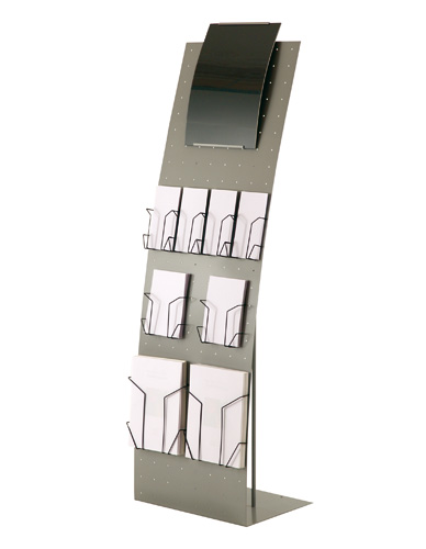 Présentoir Arco perforé largeur 48 cm et accessoires