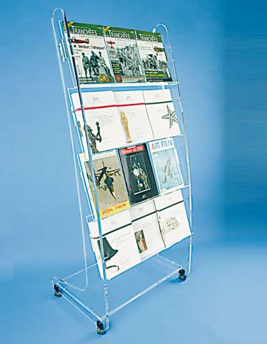 Présentoir mobile en plexi