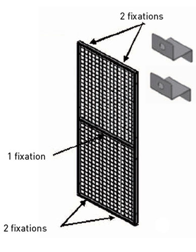Grille murale à tableaux