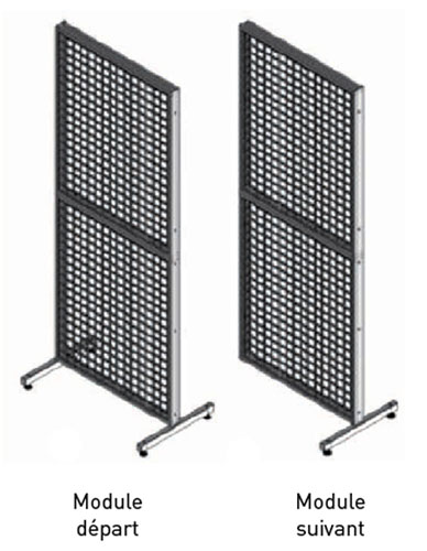 Grille autoportante