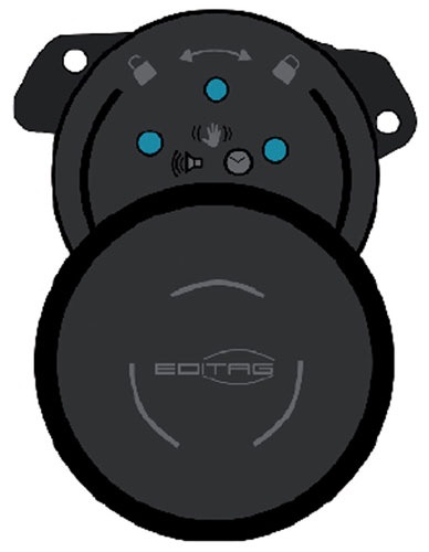 Alarme sonore locale mOOntag Smart Buzzer pour oeuvres Editag Arts