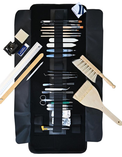 Kit de matériel pour restauration de papier