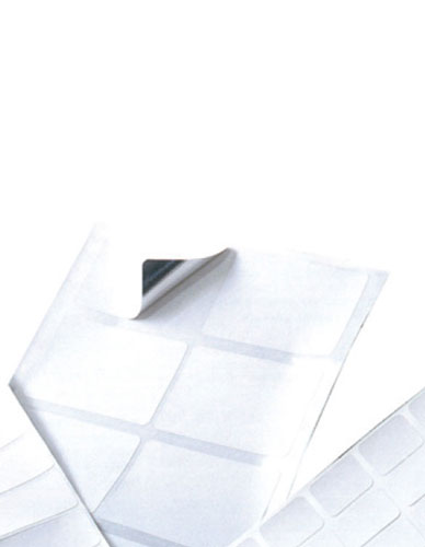 Etiquettes adhésives sur aluminium