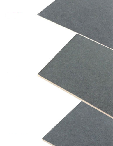 Carton permanent biface blanc/gris