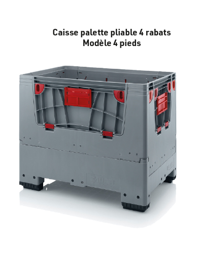 Caisse palette pliable